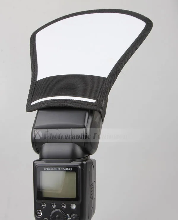 10 Pieces Camera Flash Light Diffuser Softbox Silver & White Reflector for Nikon Canon 600EX-RT 580EX 430EX II SB600