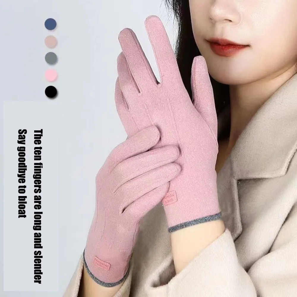 

Теплые зимние перчатки для езды на велосипеде и активного отдыха, прочные флисовые зимние перчатки для рук для мужчин и женщин