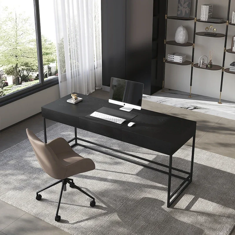 

Study Desk Bookshelf Combination Small Apartment Bedroom Student Household Writing Desk Office Table