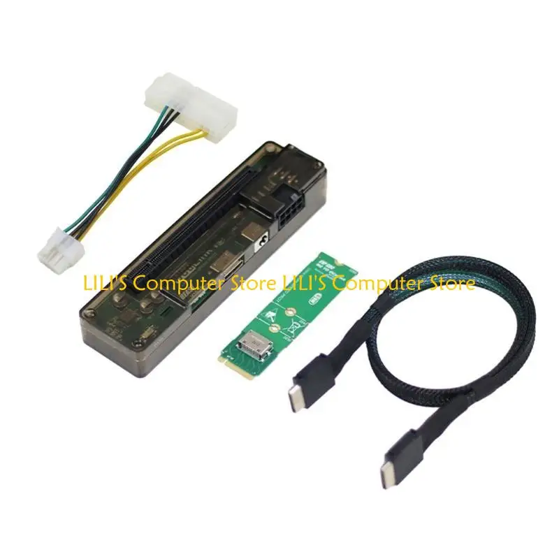 

A52B External Graphics Card Dock Laptop External Independent Video Card Dock GDC PCIe GPU Adapter for Laptop