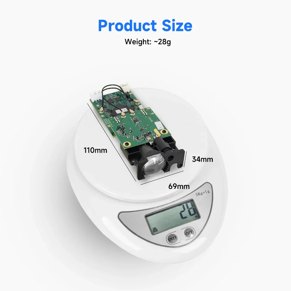 2025 Premium ProductsOEM Sensore di distanza laser di fase industriale 1000Hz Sensore laser ad alta frequenza da 20 m per misurazione della distanza