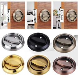 Myhomera Lock Handle Stainless Steel 304 Recessed Invisible Safety Hidden Door Locks Cabinet Pull Fire Proof 1-2 Sides Locker
