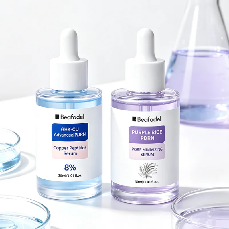 Pdrn Repair Serum Ghk-cu Peptide Boosts Elasticity Purple Rice Extract Facial Care Hydrates And Nourishes Facial Skincare Serum