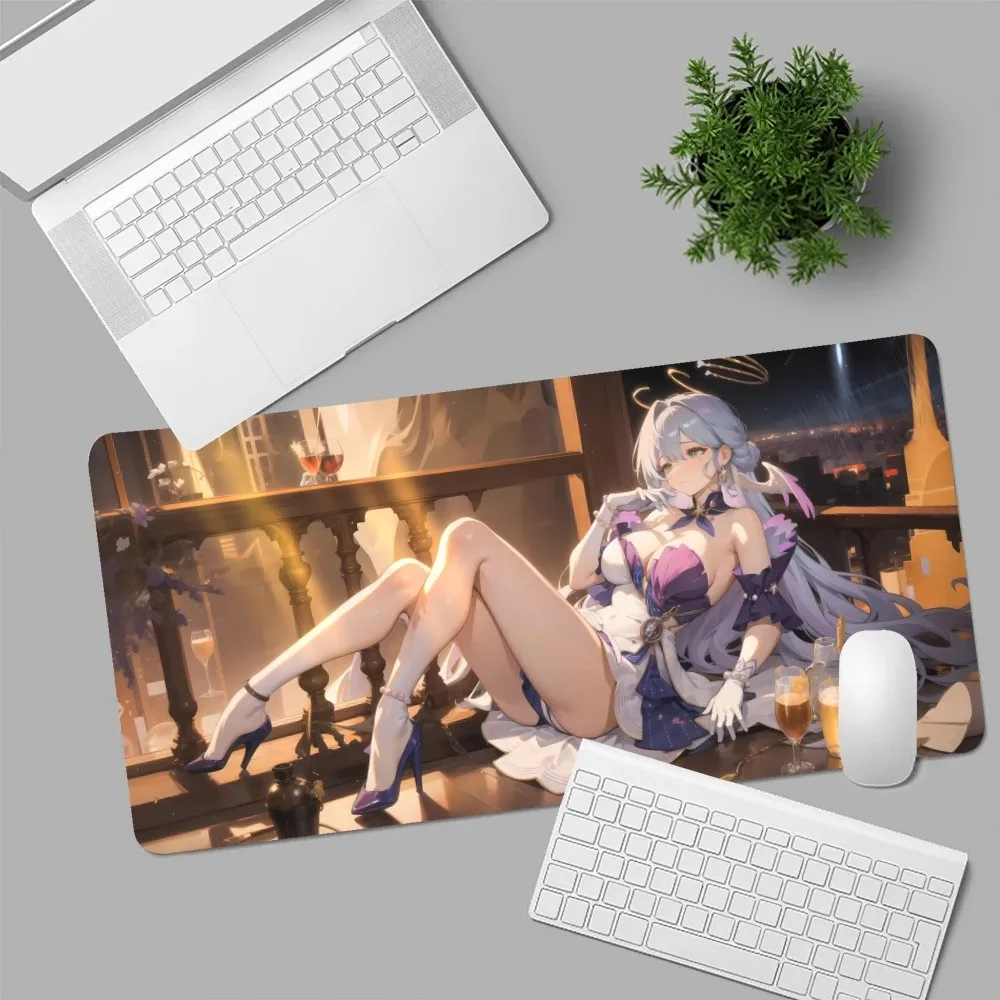 Game Honkai Star Rail Robin Mousepad Computer Laptop Gamer Pad PC Gaming Accessories Desk Mats