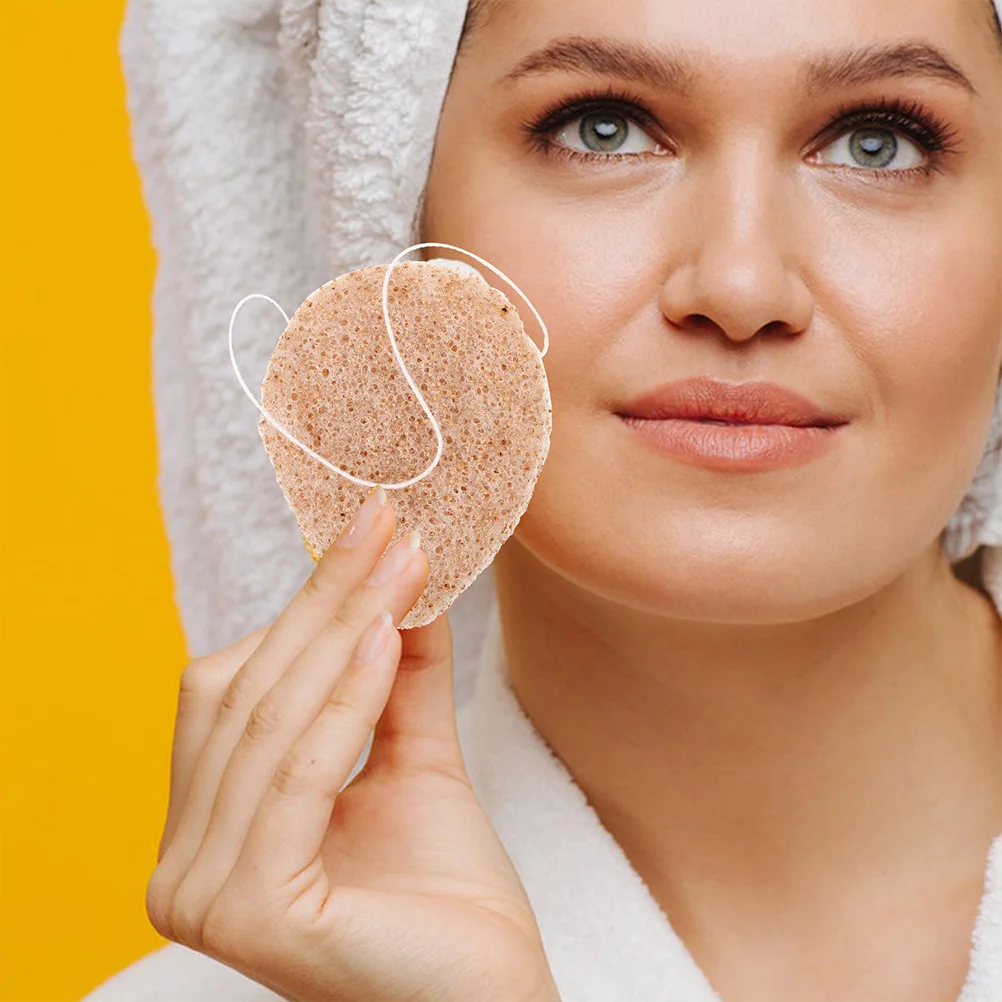 

3pcs Facial Cleansing Sponge Pads Deep Cleanse Exfoliator Soft Reusable Face Wash Pad for Makeup Skin Care Beauty Tools