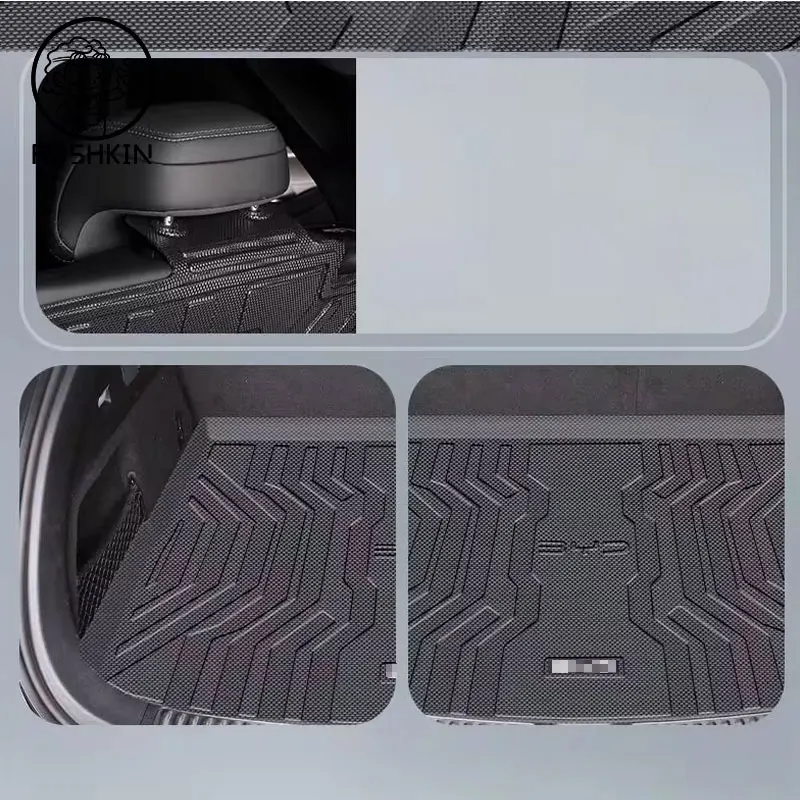 Tailored Boot Liner Tray For BYD Sea lion 07 Sealion 7 2024 2025 Car Rear Trunk Cargo Mat Sheet Carpet Mud Protector Waterproof
