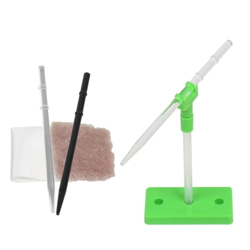 

Physics Experiment Tool Electrostatic Friction Rod Kits Friction Electrification Experiment Set for Physics Research