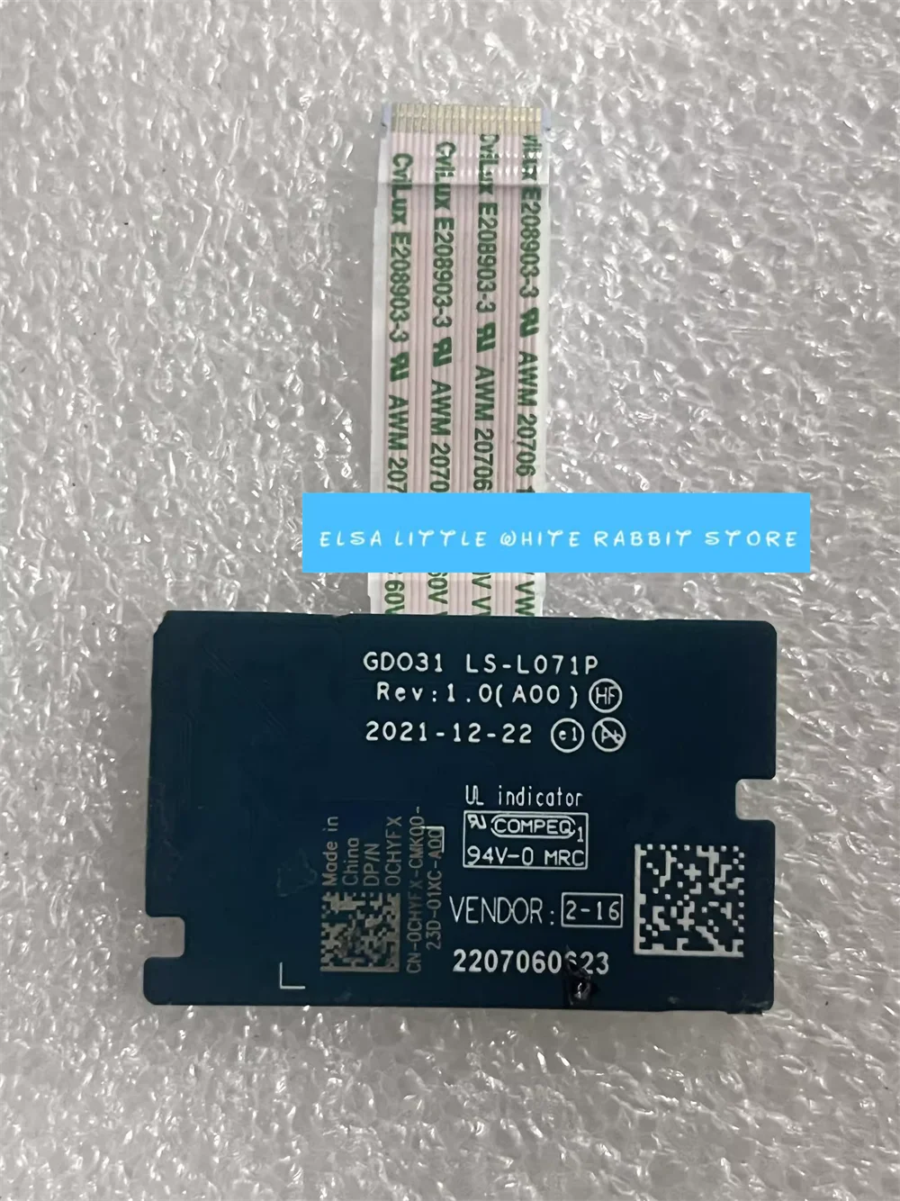 

ДЛЯ Dell XPS 13 9320, плата клавиатуры с кабелем LS-L071P