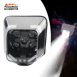 For Husqvarna 701 Motorcycle Headlight LED HeadLamp Wick TE FE TC FC 125 250 300 350 450 Motorcross Tuning Pitbike Head Light