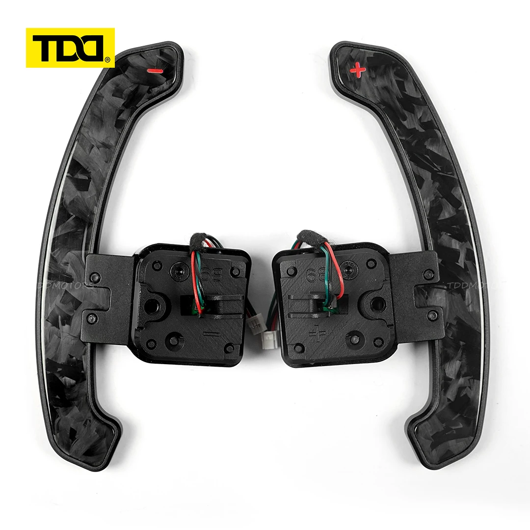 TDD Colored Aluminum Alloy Magnetic Shift Paddles for ADUIA1 A2 A3 A4 A5 A6 A7 A8 Q2 Q3 Q4 Q5 Q7 Q8 Steering Wheel Shift Paddles