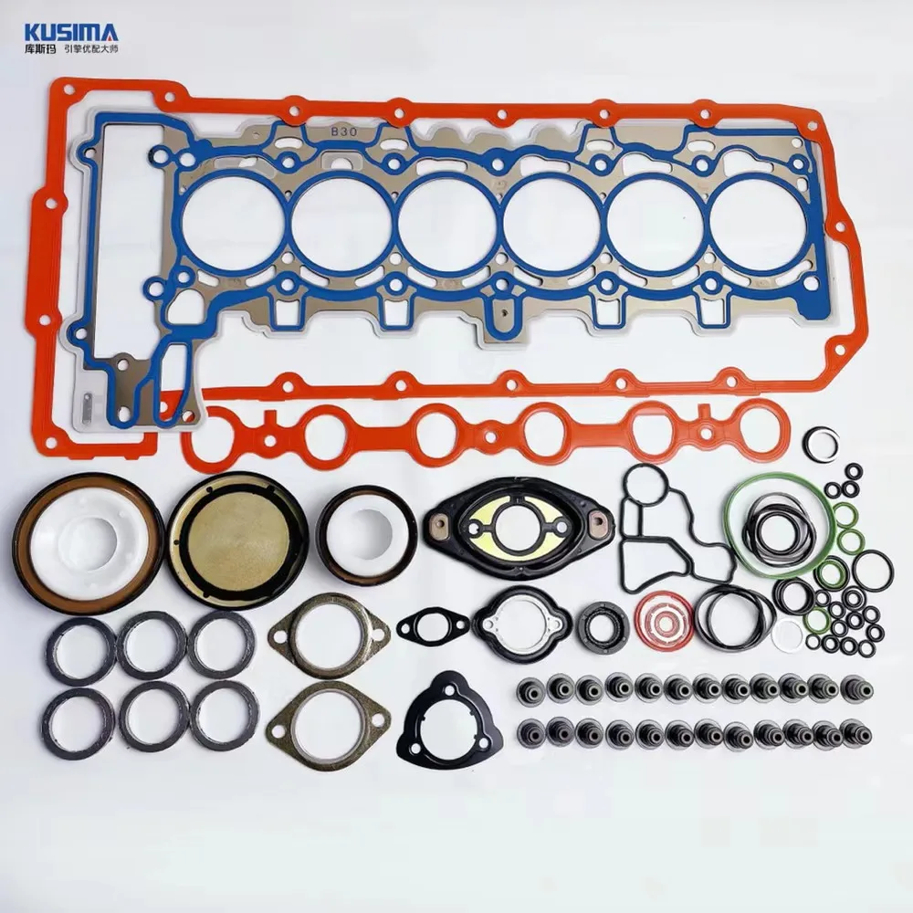 

KUSIMA Full Engine Gasket Set For 07-13 BMW 328i 528i X5 X3 E90-E93 E83 E70 3.0L N52B30 old type Head Gasket Set Gasket Kit