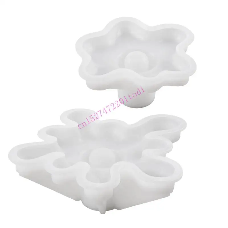 

2 шт. DIY форма для подсвечника с каплями воды для поделок из смолы, ароматерапия, подсвечник, форма для литья из смолы, M76B