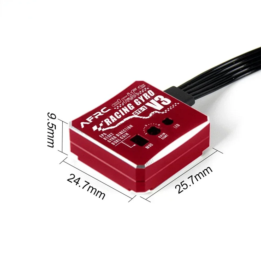 GYS-1 V3 RACING Gyro Drift auto stabilisator CNC Metal Case Voor 1/28 1/18 1/10 1/8 RC Auto/boten Model DIY Montage Upgraden