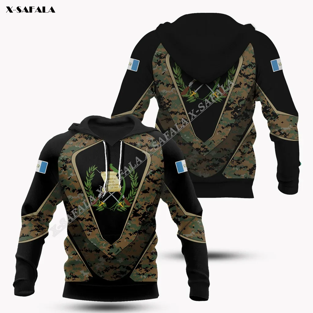 

Guatemala Flag Camo Skull Army Soilder Veteran 3D Print Hoodie Men Shirt Pullover Sweatshirt Hooded Jersey Tracksuits Outwear