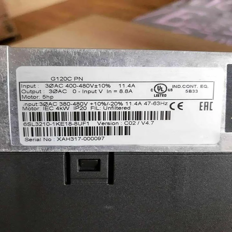 

Brand New Original 6SL3210-1KE18-8UF1