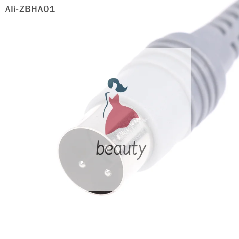 Electric Manicure Drill Spring Wire 1.5M Grey 3-pin 9mm For Strong 210 204 90 105L 102L Nail Handle Power Cable