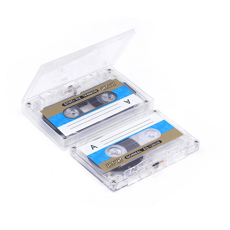 45/90 분 음성 음악 녹음 용 자기 오디오 테이프 녹음 표준 카세트 BKB 빈 테이프 플레이어 빈 테이프