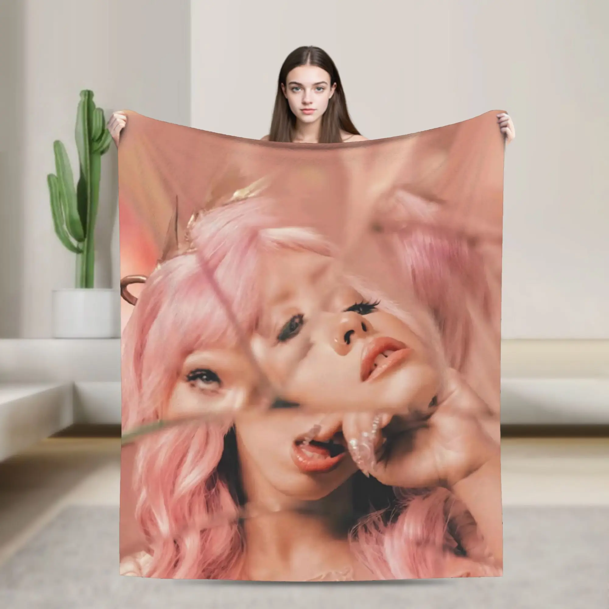 Melanies Martinezs Singer Blankets Velvet Crybaby Hades Super Warm Throw Blankets for Airplane Travel Bedroom Quilt