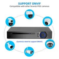KERUI 4CH 8CH 4K POE NVR H.265 NVR HDD Video Recorder ONVIF Security CCTV Surveillance For 4MP 6MP 8MP POE IP Camera System