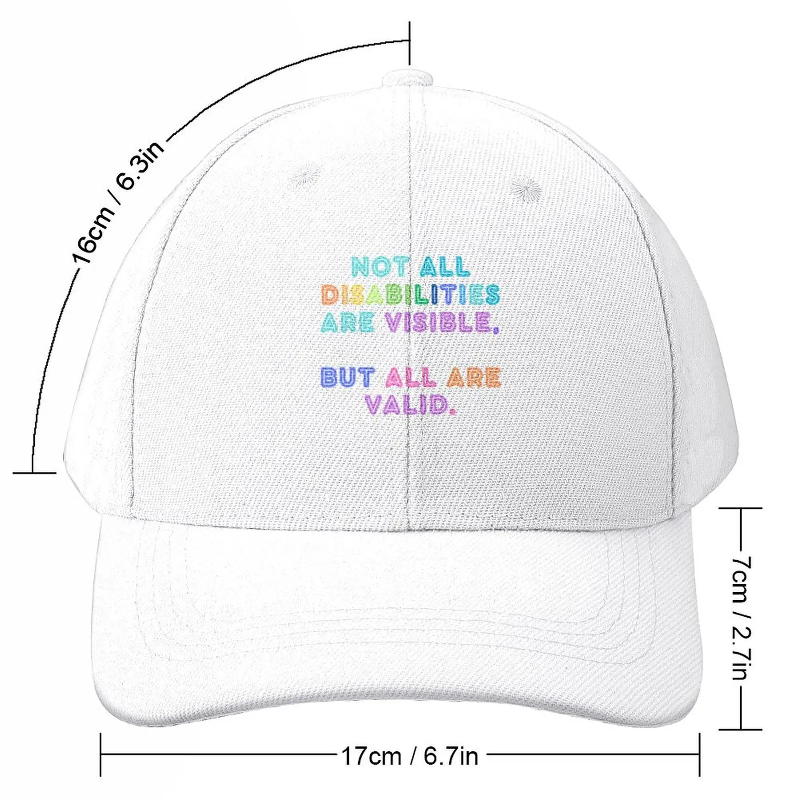 Disability activism Baseball Cap western Hat foam party Hat Christmas Hat For Women Men's