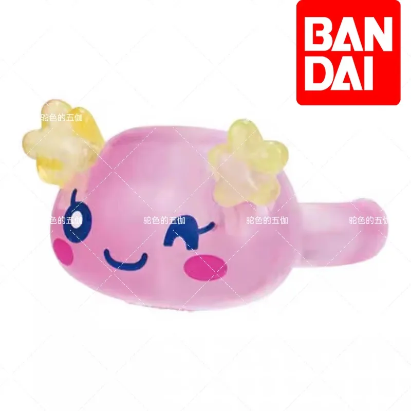 Il simpatico anello con texture trasparente a testa grande di BANDAI Tamagoko Gacha è una statuetta regalo per i bambini