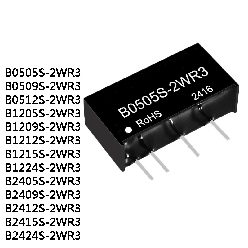 5szt B0505S-2WR3 B0509S-2WR3 B0512S-2WR3 B1205S-2WR3 B1209S B1212S B1215S B1224S-2WR3 B2405S B2409S B2412S B2415S B242424S 2WR3