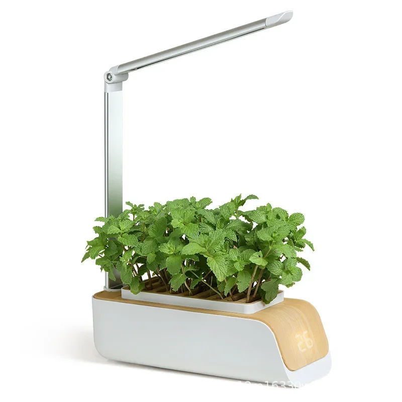 

Home Indoor Balcony Lazy Flower Pot Vegetable Flower Planter Intelligent Hydroponics Automatic Bionic Lighting Flower