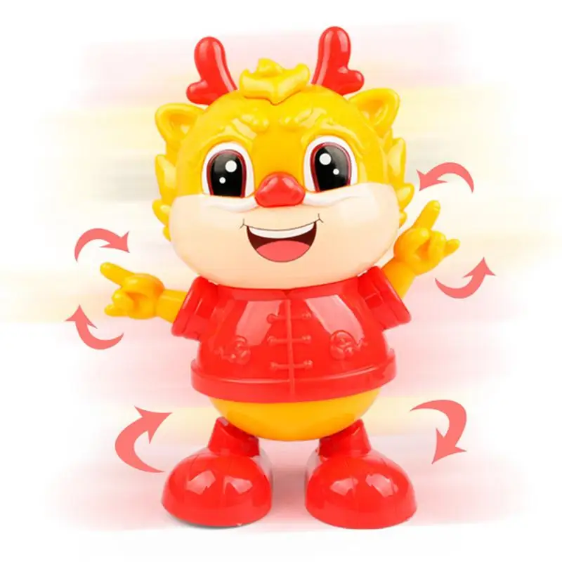 

Electric Dancing Dragon Toys Cartoon Toy Dragon Electric Music Toy Portable Dragon Educational Toy For Girls Boys Kids Toddler