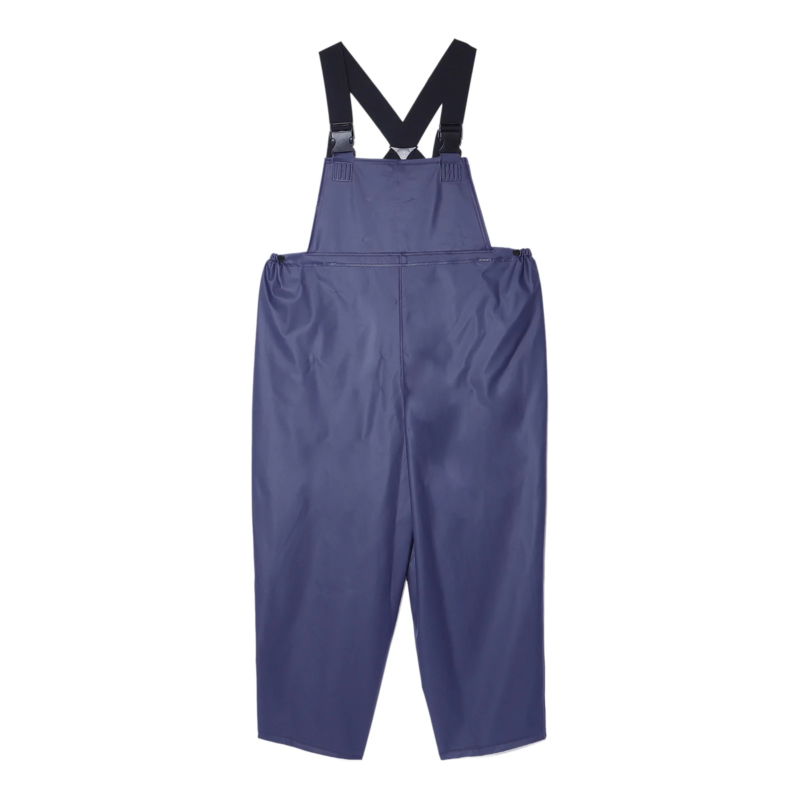 Adults Waterproof Rain Bib Pants Overalls Workshop Uniform Adjustable Cross-back Suspender Straps Trousers for Farming Fishing