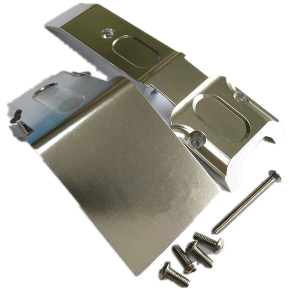 Plaque de protection avant et arrière en aluminium pour Traxxas 1/10 E-Revo Summit Slayer Pro 4x4 5337