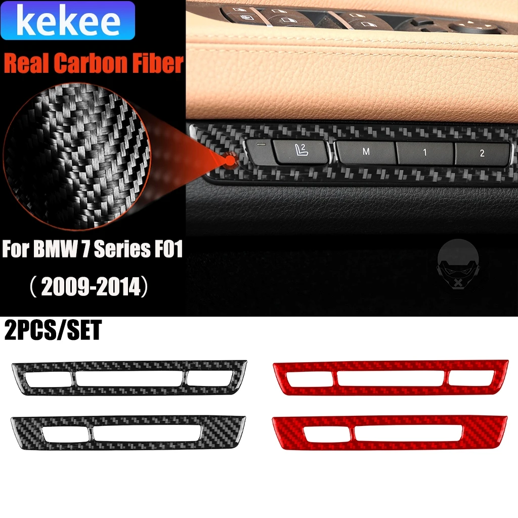 

Автомобильные аксессуары из углеродного волокна, регулировка сиденья, внутренняя накладка, мягкая наклейка для BMW 7 серии F01 730li 740li 750li 2009-2014