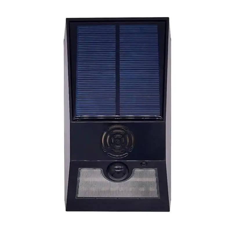 2-In-1 Solar Motion Sensor Detector Alarm Light Remote Control Siren Waterproof 129dB Siren Lamp For Home Outdoor Yard Farm