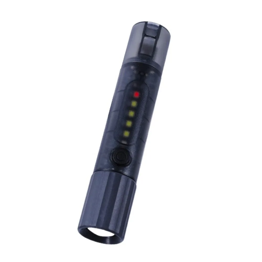 

With Whistle LED Emergency Flashlight Rechargeable Small Outdoor Survival Flashlight High Brightness Long-range