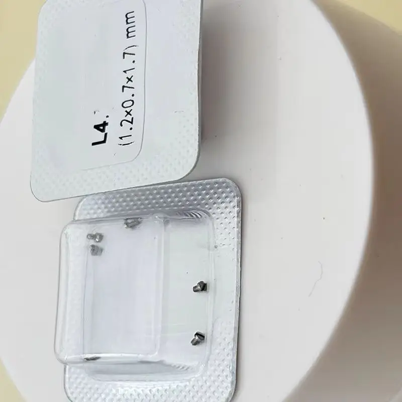 Fot L4 Jialan watch back cover threaded screw 0.7  tooth quartz screw 6pcs price