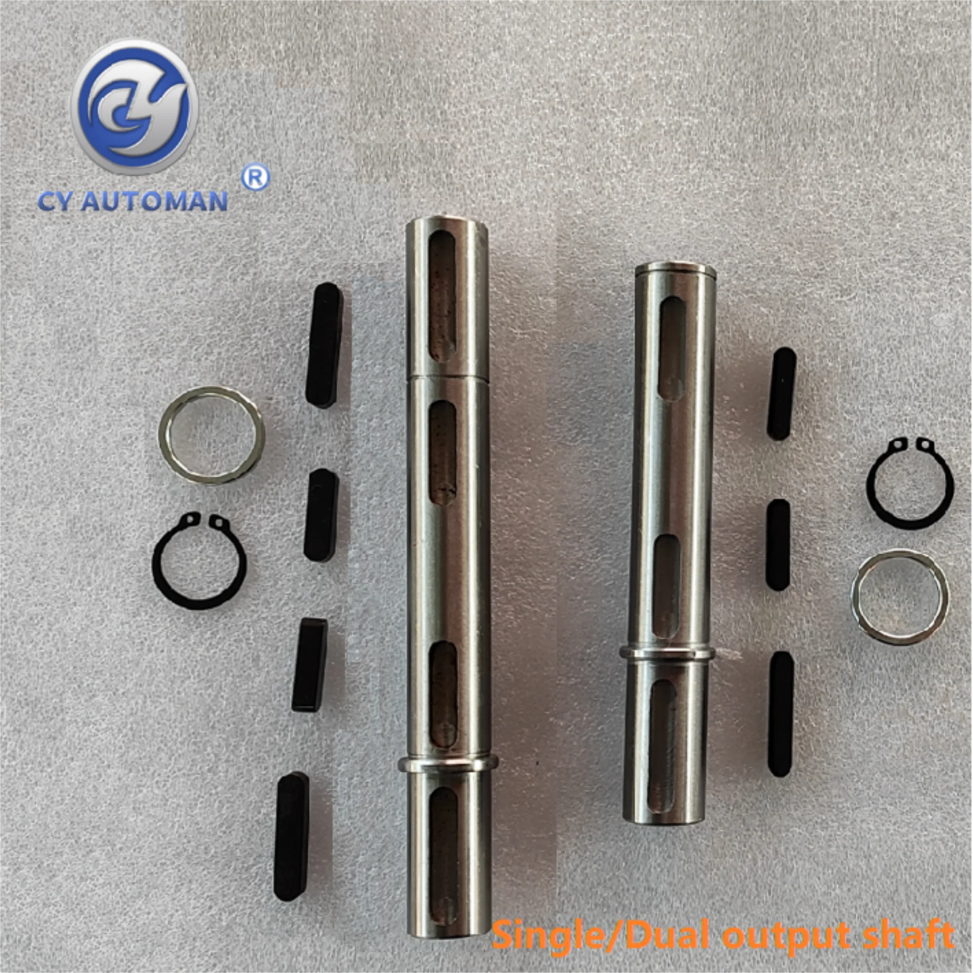 CYAutoman Single Dual Output Shaft for Worm Gear Reducer Speed Gearbox CYRV90 NMRV090 NMRV90 NMRW90 NMVF90 RV90 RW90 VF90 RW090