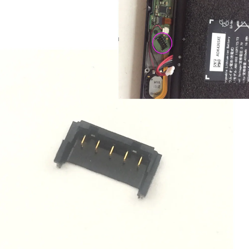 200PCS Motherboard Battery Socket For NS Switch / Lite / Oled Battery Socket FPC Socket Clip Connector for Nintend Switch