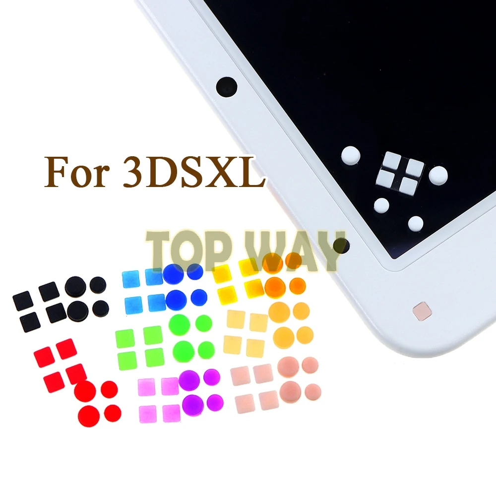 1 セット交換 3DS XL ネジ足カバーゴムセット任天堂 3DS LL ネジ穴ゴム足カバー