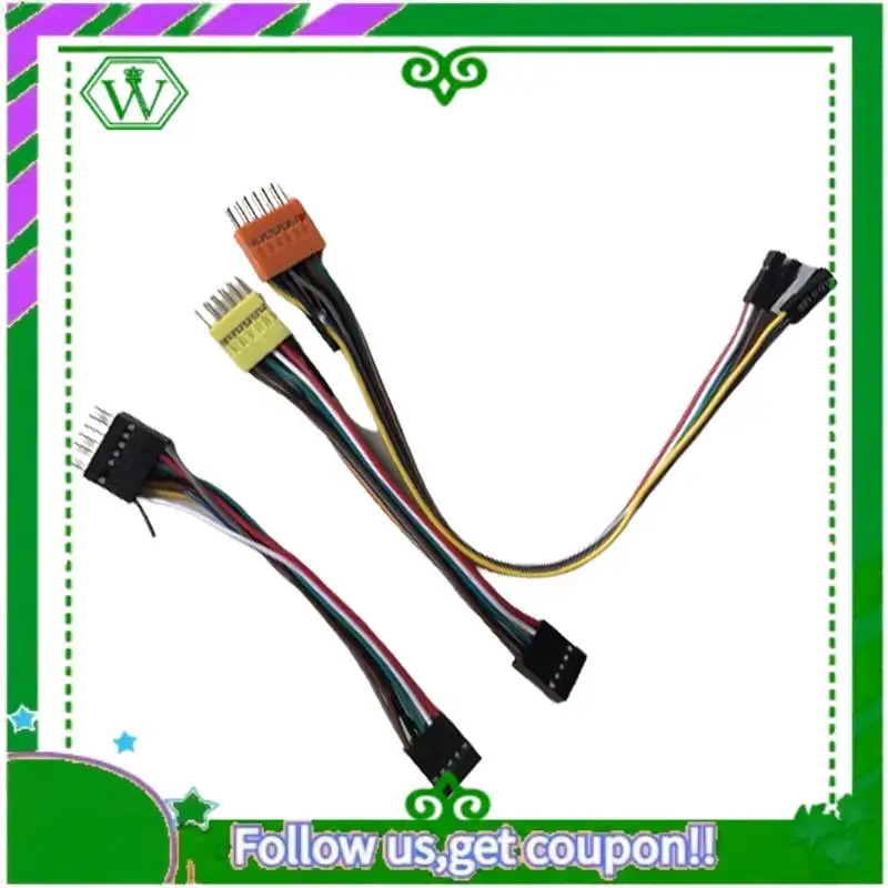 ABIK-18Pcs/Set adecuado para chasis Lenovo con placas base ordinarias Cable de interruptor de cableado de transferencia Cable USB Cable de Audio