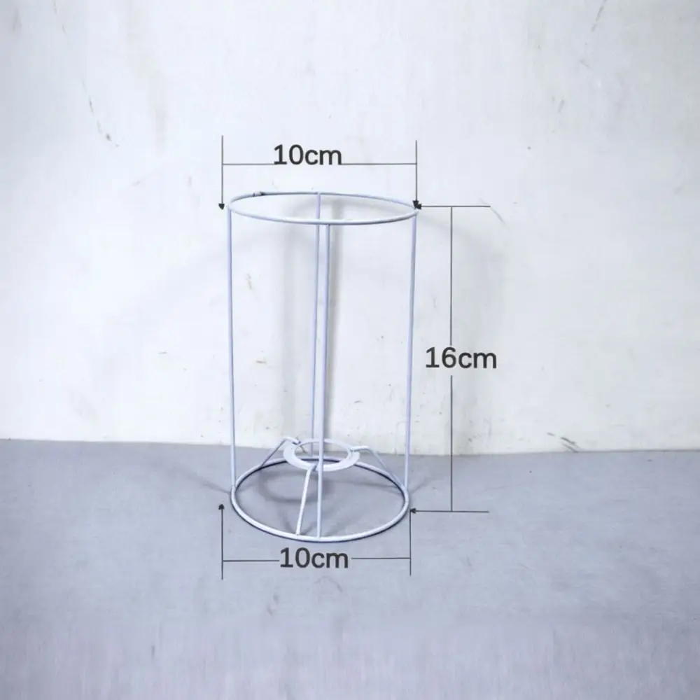 Minimalist Iron Lampshade Wire Frame For DIY Light Design E27 Fitting Support For Custom Handmade Pendant Lamp Art