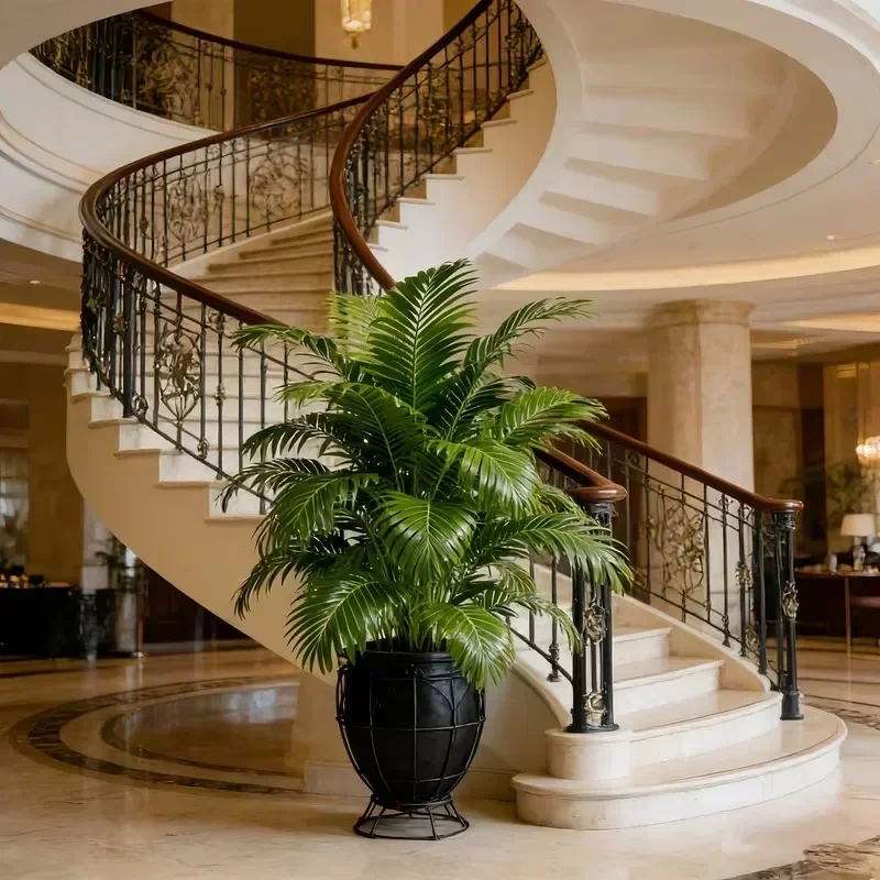 Planta Artificial de Areca, 1 Unidad, 12 Cabezas, Palmera Artificial para Decoración de Interiores de Hogar y Oficina, 2026-1Pc