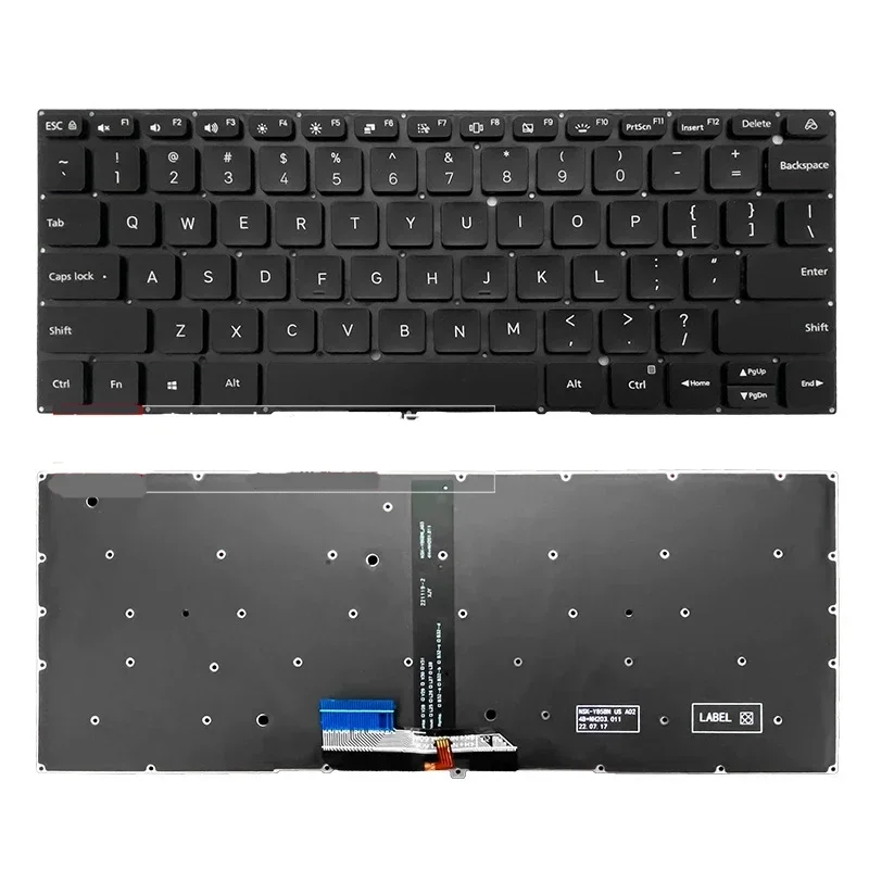 New genuine laptop replace keyboard for Xiaomi Pro14 pro15 xma2008 xma2009 al ad EJ BL DB DL