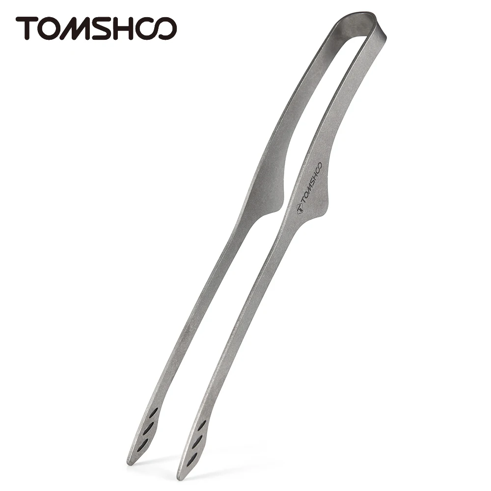 Tomshoo 9,2-calowe lekkie szczypce tytanowe Szczypce do grilla Klips Outdoor Camping Backpacking Hiking Naczynia kempingowe Artykuły kempingowe