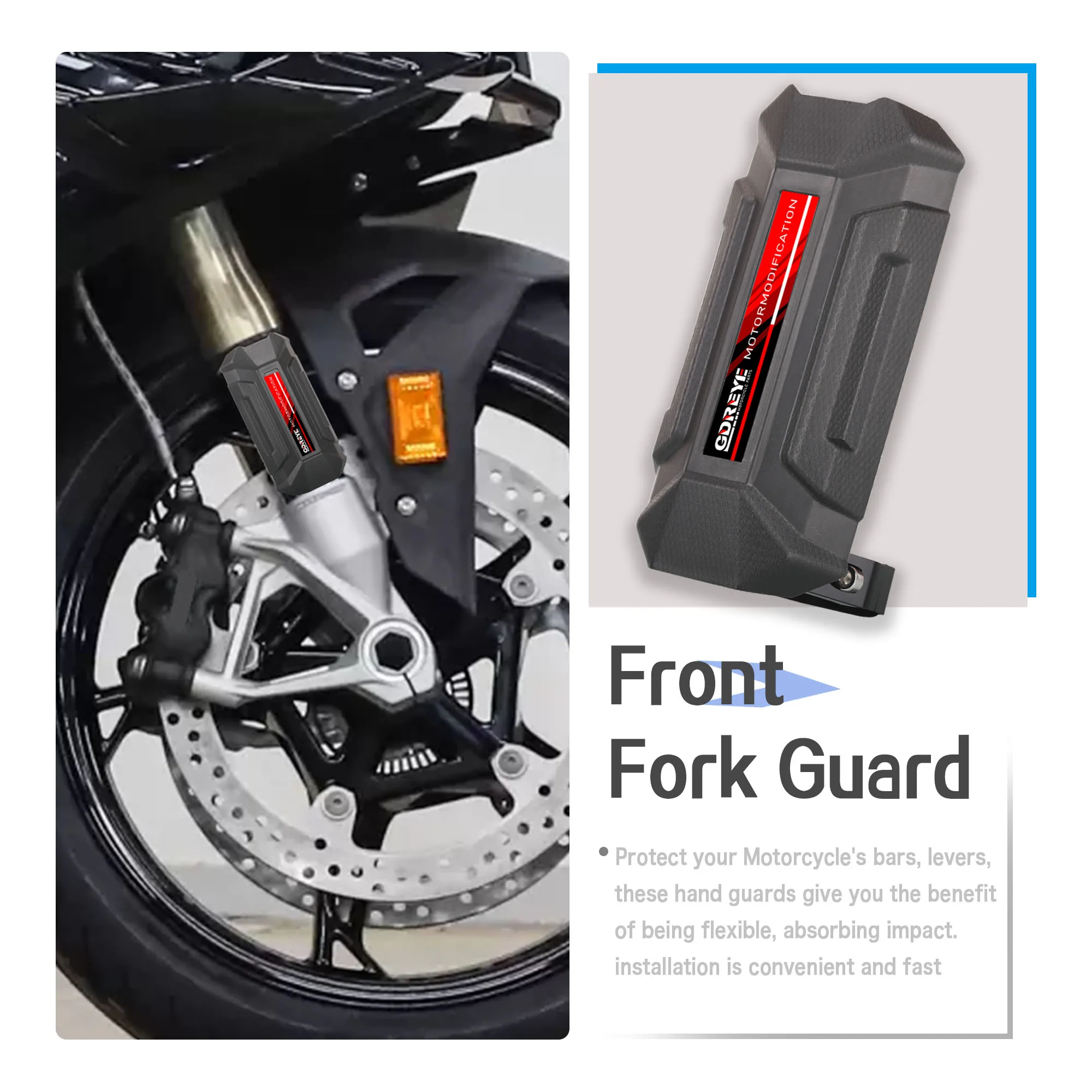 For Honda VFR1200X VFR 1200 X motocycle Front Wheel Crash Protective Front Fork Guard Shock Absorbing Damping Protective Cover