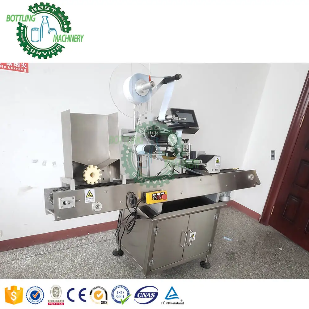 Ampoule test Tube Mark Pen Syringe Wax Candle Horizontal Self-adhesive Sticker Labeling Machine