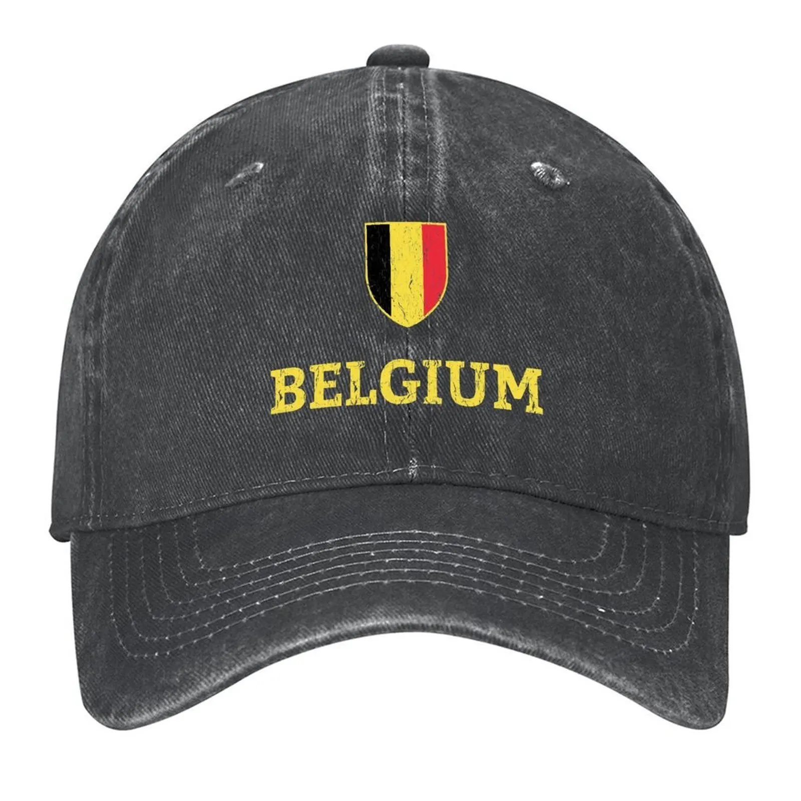 

Vintage Belgium Soccer Belgian Football Baseball Cap Hat Luxury Brand summer hat Icon Ball Cap Girl Men's