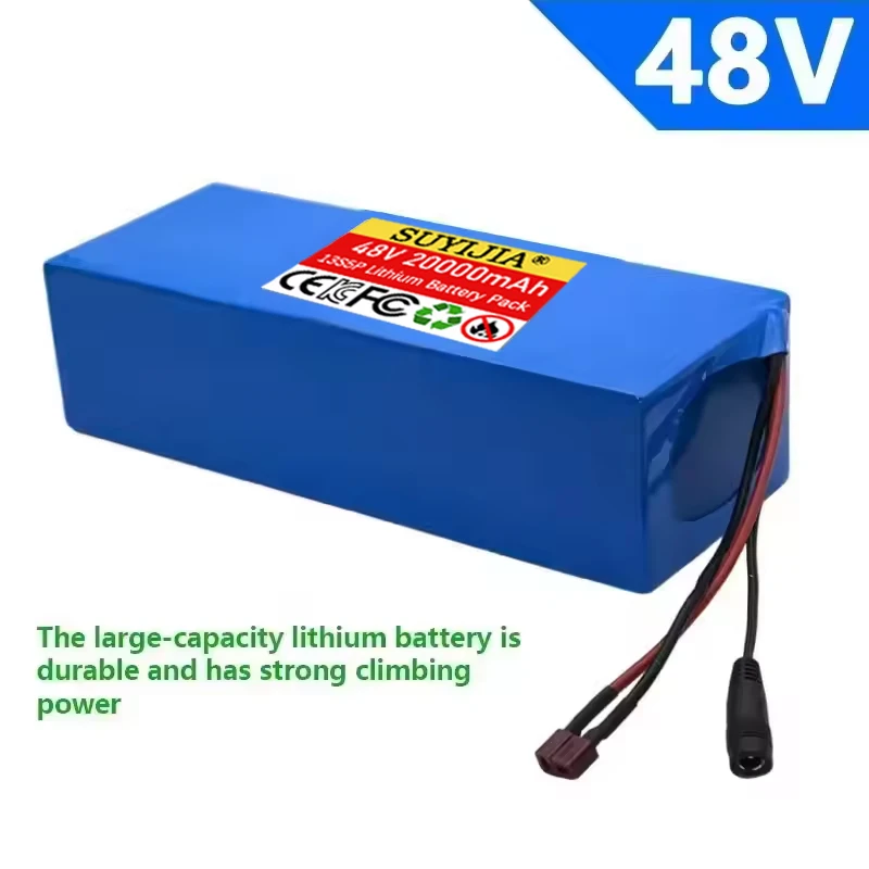 100% Original 13S5P 48V 20Ah Large Capacity Lithium Battery 500-1000W Suitable for Most Vehicles Supports Product Customization