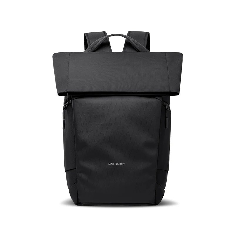 

MARK RYDEN Expandable Roll-Top Backpack 27L-36L Oxford Weave 15.6 Inch Laptop Rucksack for Business & Travel