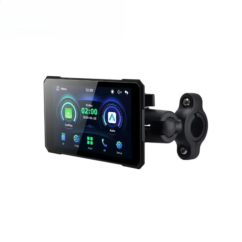 M19 5 inch Embedded Touch Screen Linux Allwinner F133 5G WiFi Bluetooth 5.0 IPX7 Wireless For CarPlay Android Auto Motorcycle