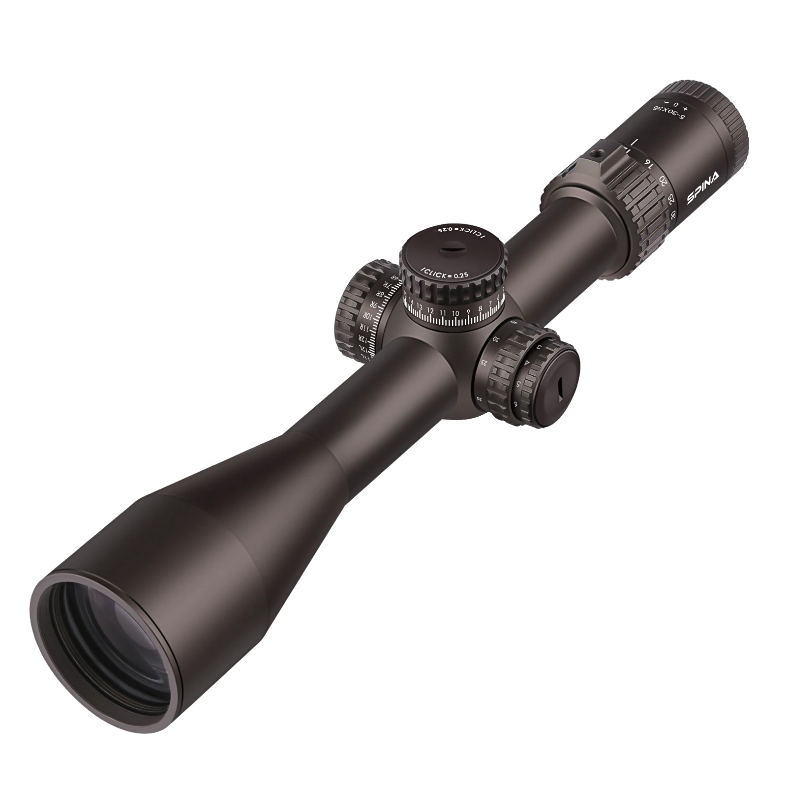 OPTICS Glacier 5-30x56 FFP IR Zero Stop 6061 Aluminum Waterproof Shockproof Hunting Scope