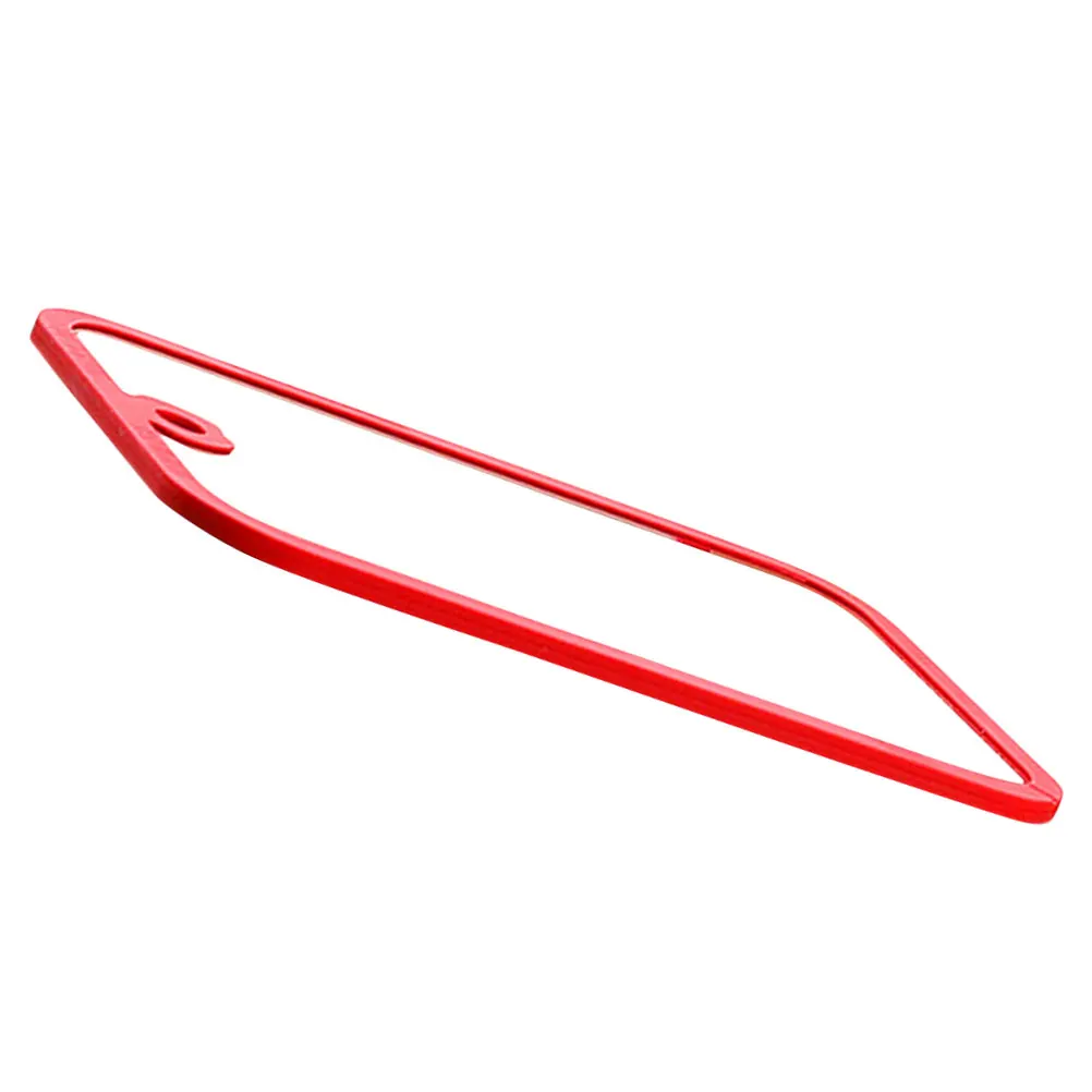 لوح تقطيع من الزجاج المقسى مستطيل ومستقر وغير قابل للانزلاق لوح تقطيع للمطبخ مضاد للتشقق سطح قطع الزجاج #1